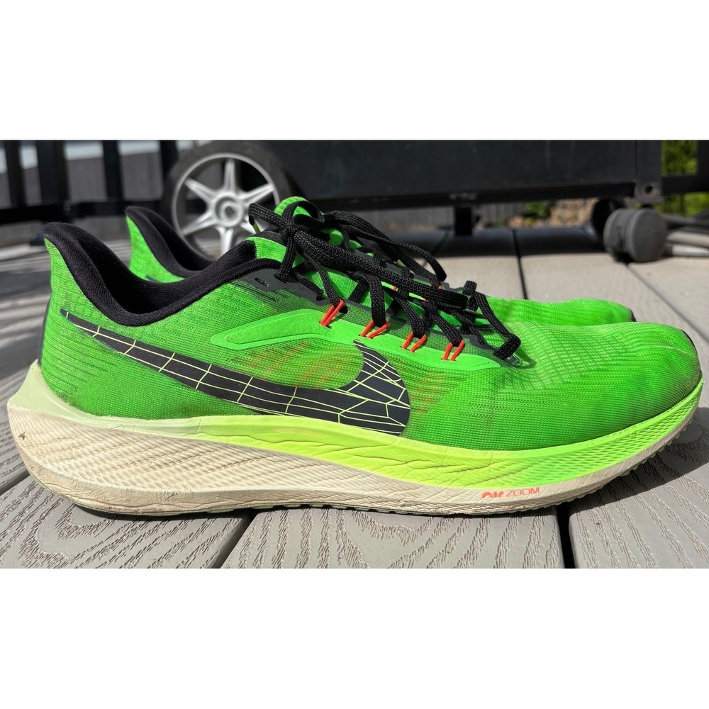 Nike Air Zoom Pegasus 39 Ekiden Green Black Running Shoes Sneakers Men's 14